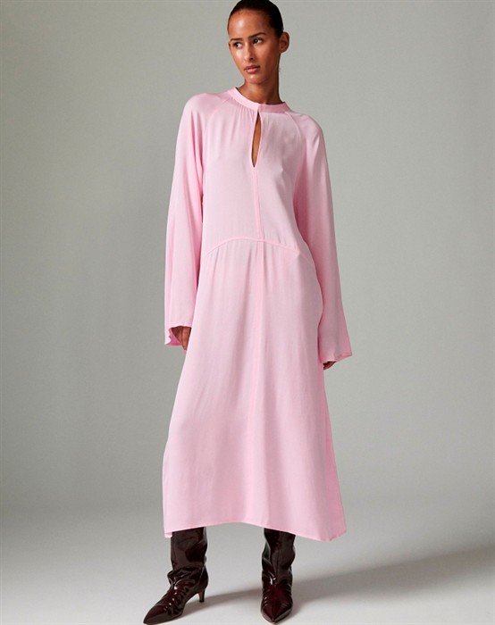 Walker Matte Crepe kjole - Pink Lady